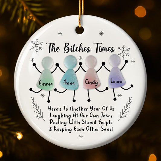 Here's To Another Year Of Us, Stick Figures And Snowflakes