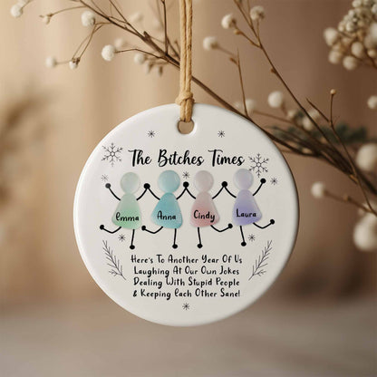 Here's To Another Year Of Us, Stick Figures And Snowflakes