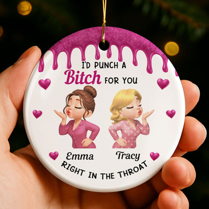 I'd Punch A B*ch For You With Smiley Face And Hearts