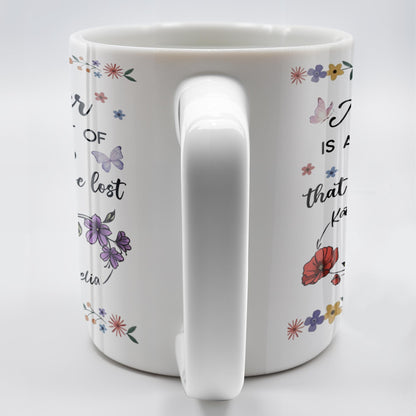 A Sister Is A Little Bit Of Childhood With Flowers And Butterfly