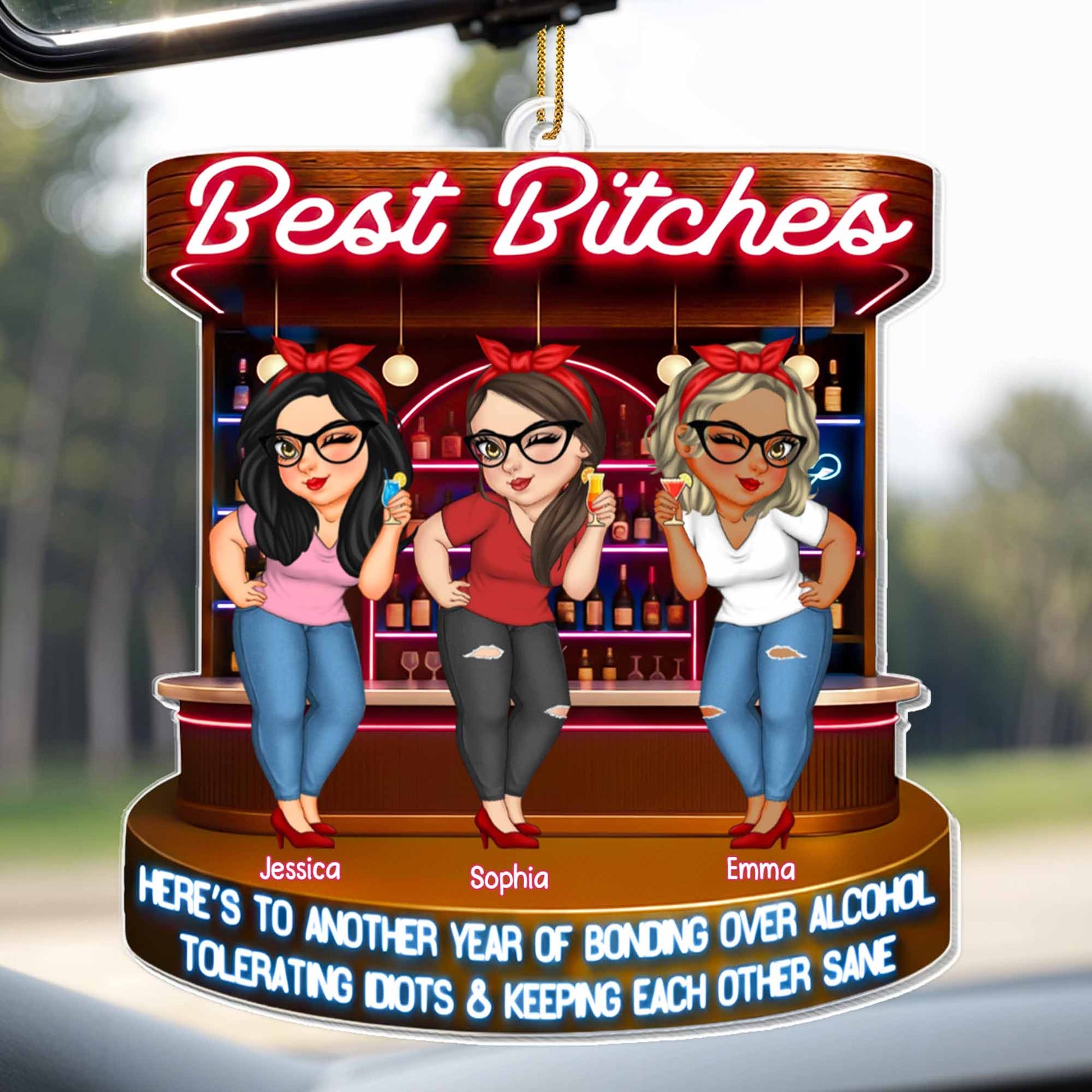 Here's To Another Year, Friends Bonding Over Drinks