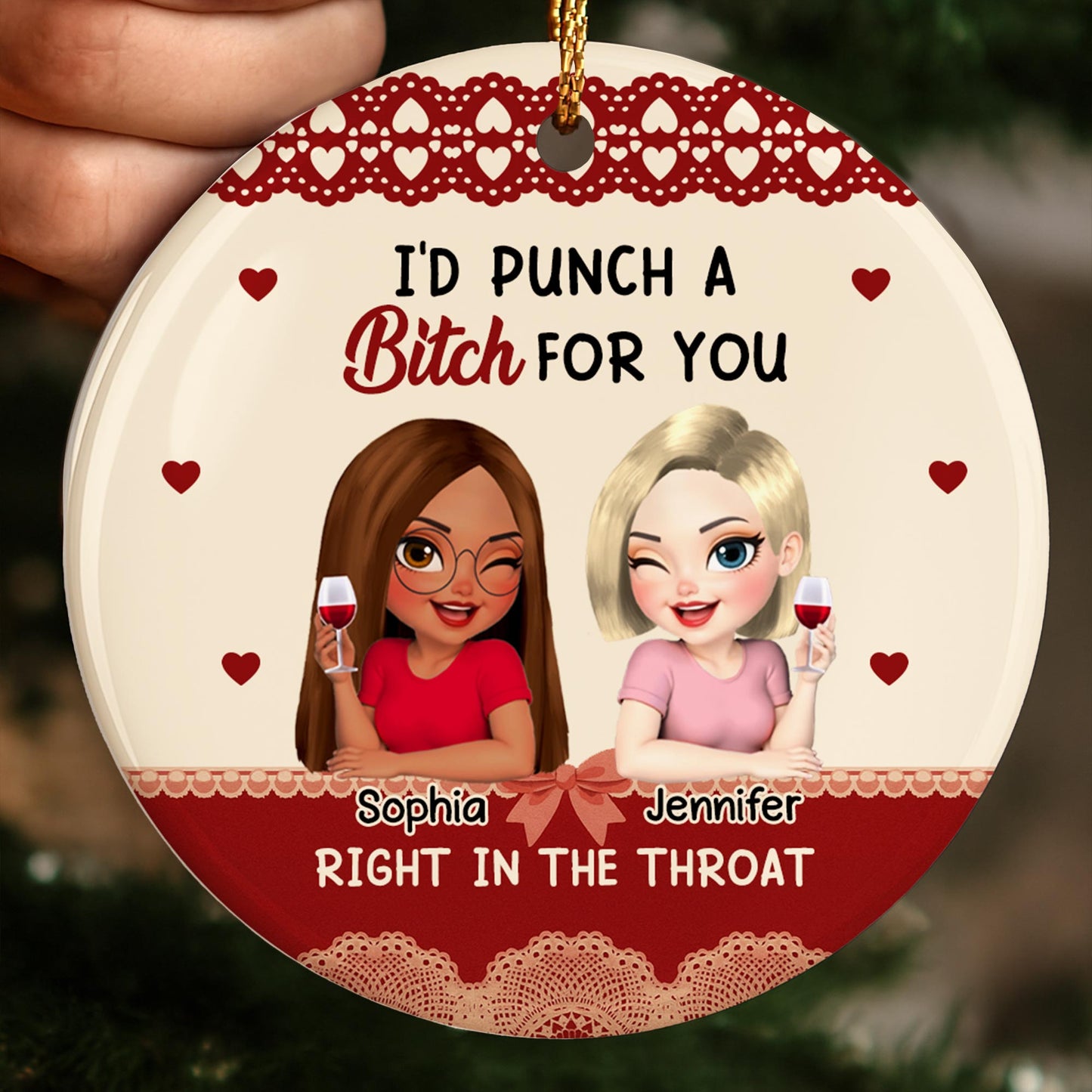 I'd Punch For You, Two Friends Sharing Wine