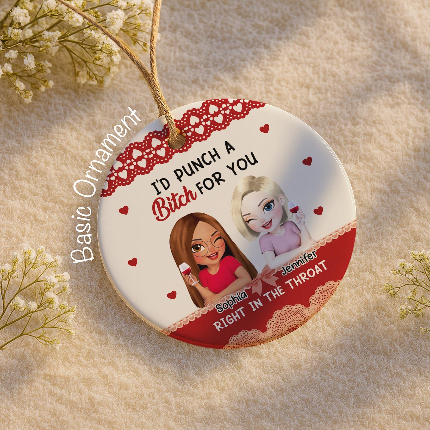 I'd Punch For You, Two Friends Sharing Wine