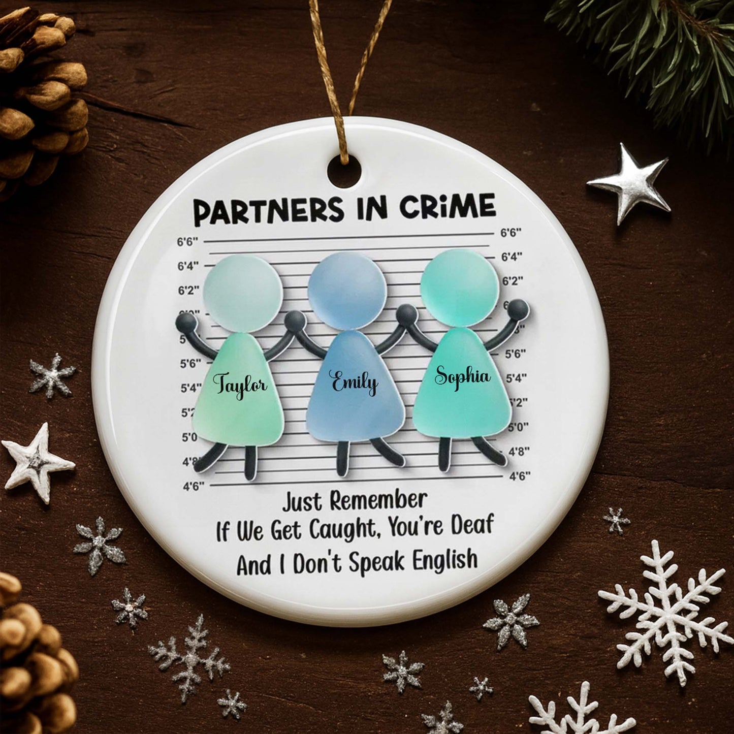 Partners In Crime, Remember If We Get Caught, Mugshot Figures