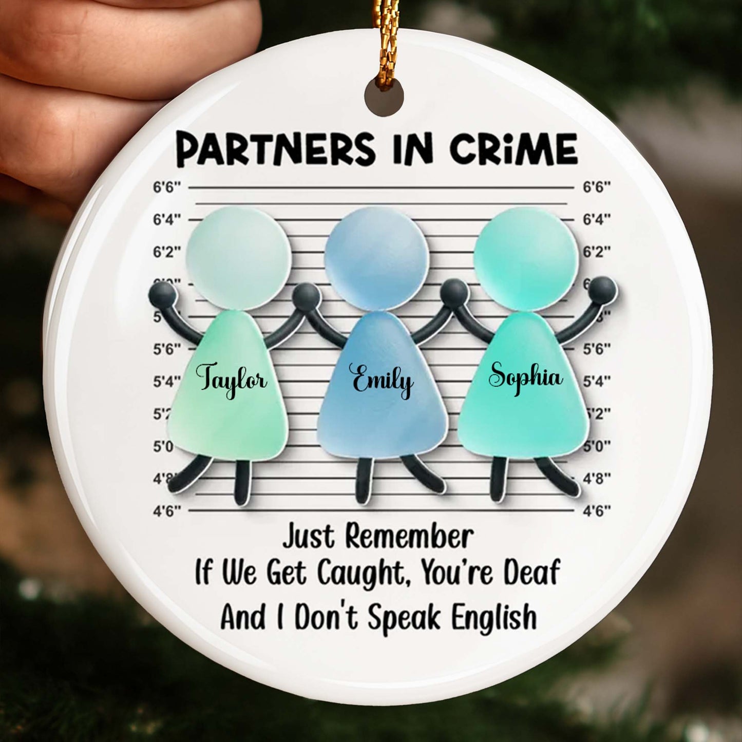 Partners In Crime, Remember If We Get Caught, Mugshot Figures