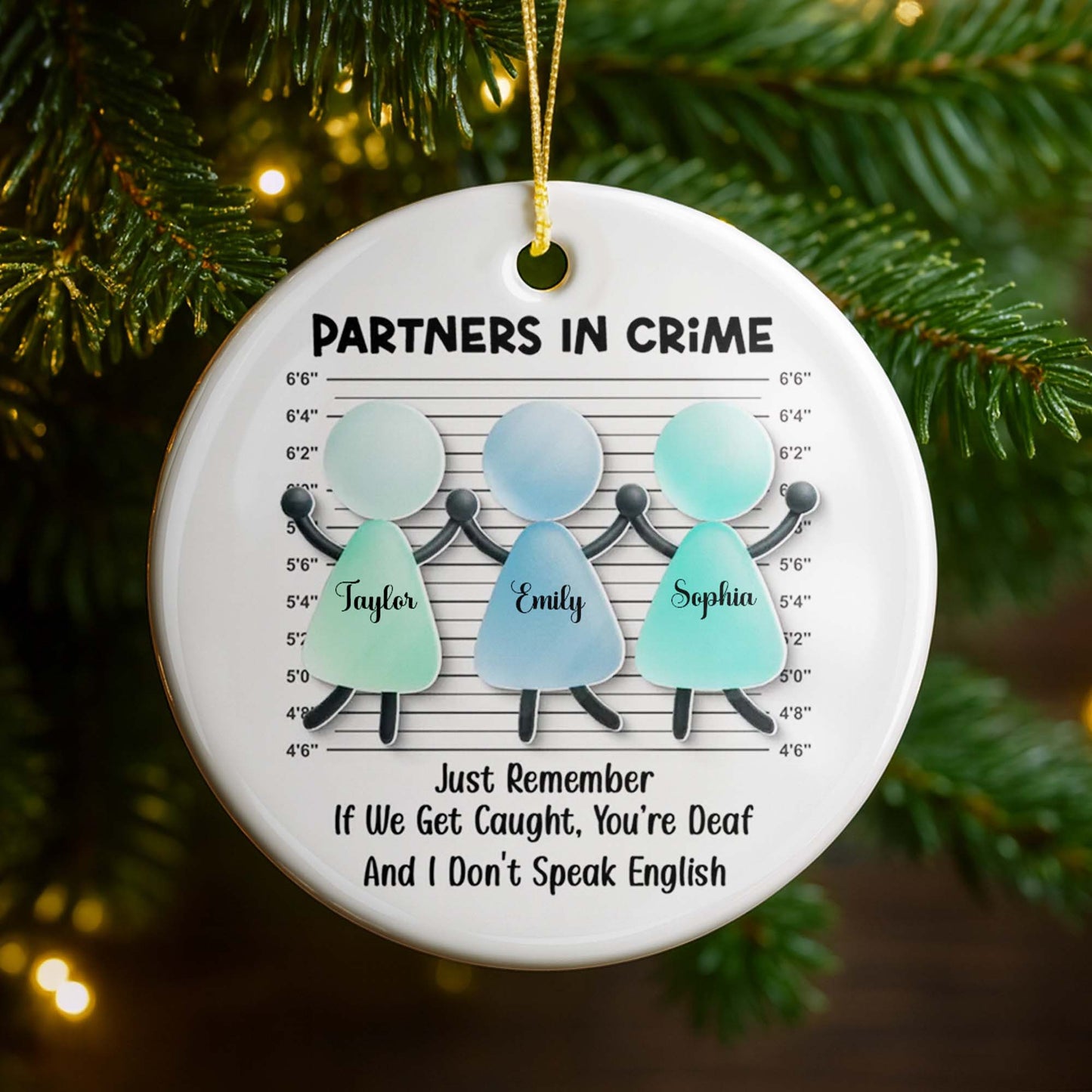 Partners In Crime, Remember If We Get Caught, Mugshot Figures