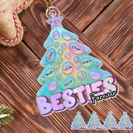 Besties Forever Christmas Tree Ornament