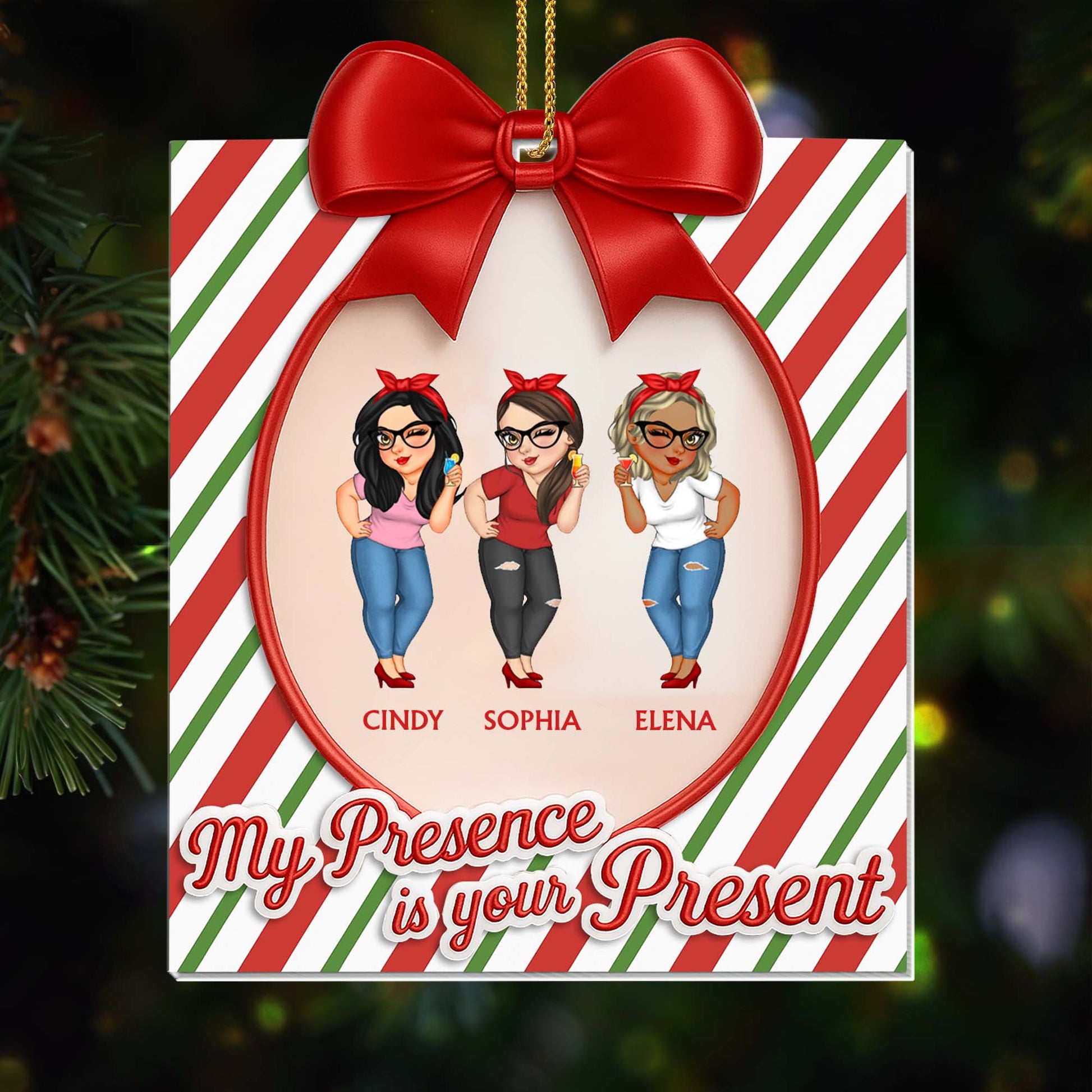 My Presence Is Your Present With Cartoon Characters