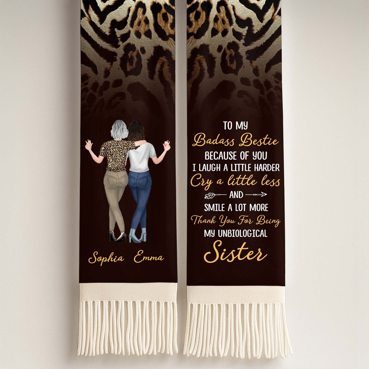 To My Bestie, Two Women Walking Arm in Arm