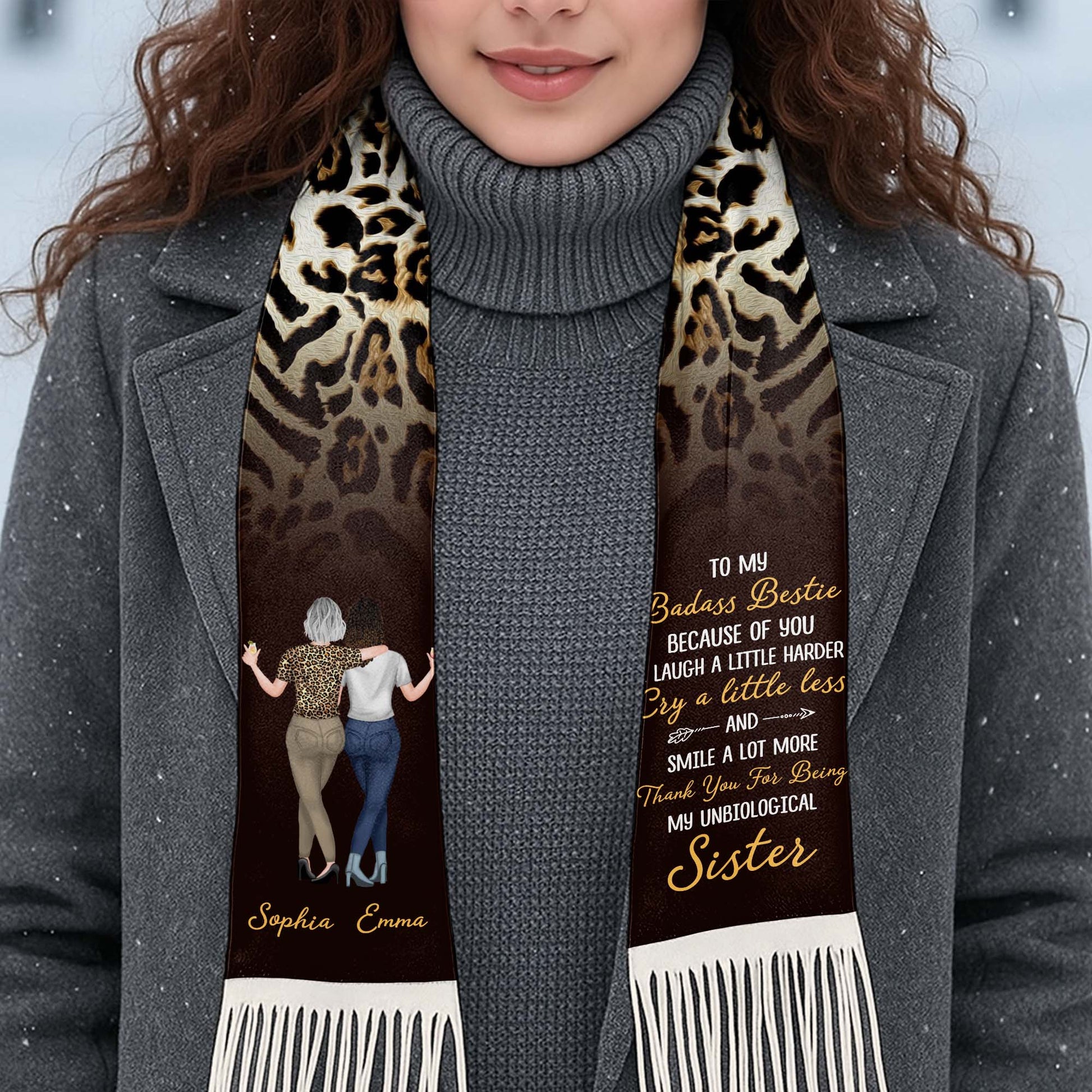 To My Bestie, Two Women Walking Arm in Arm