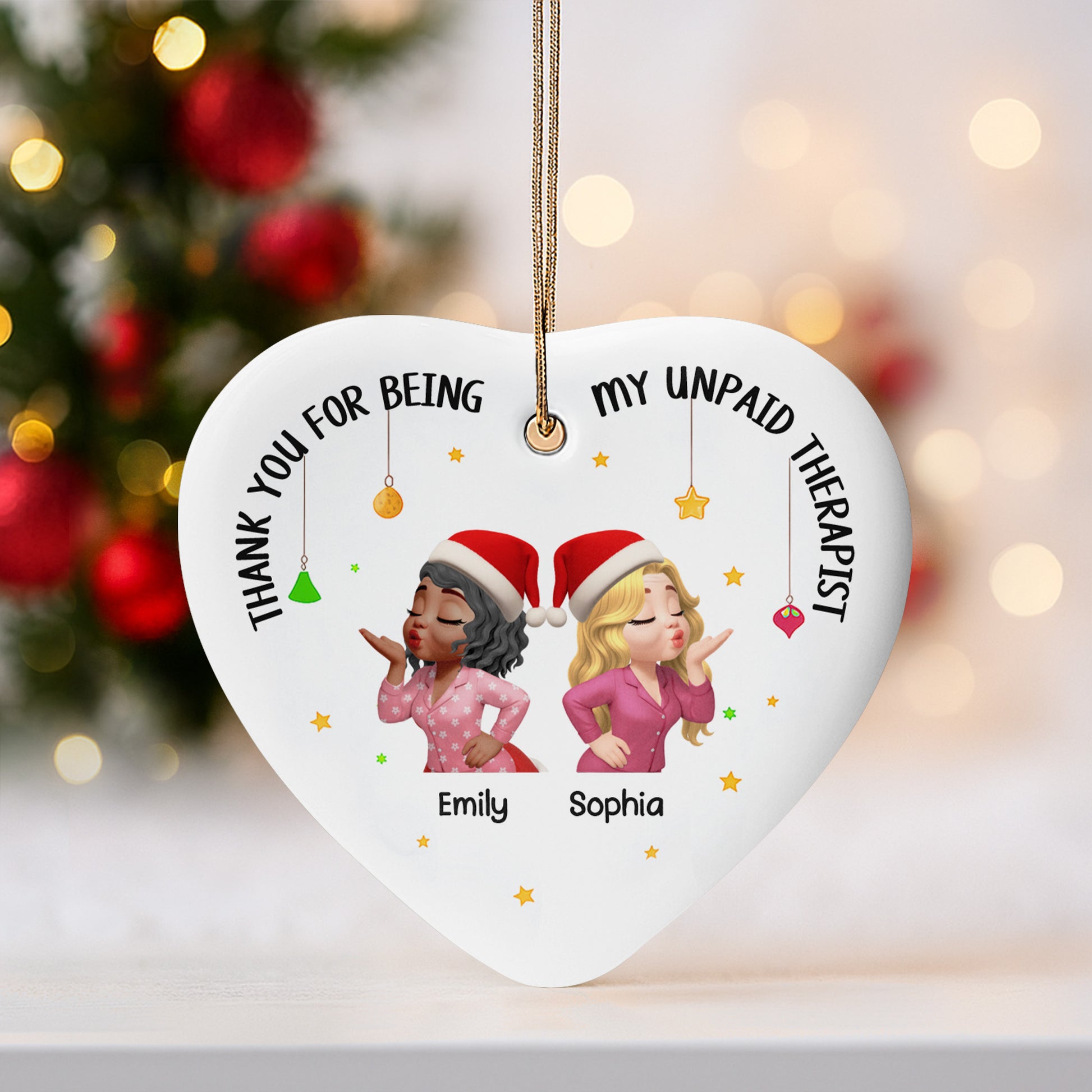 Thank You For Being My Unpaid Therapist, Heart And Stars