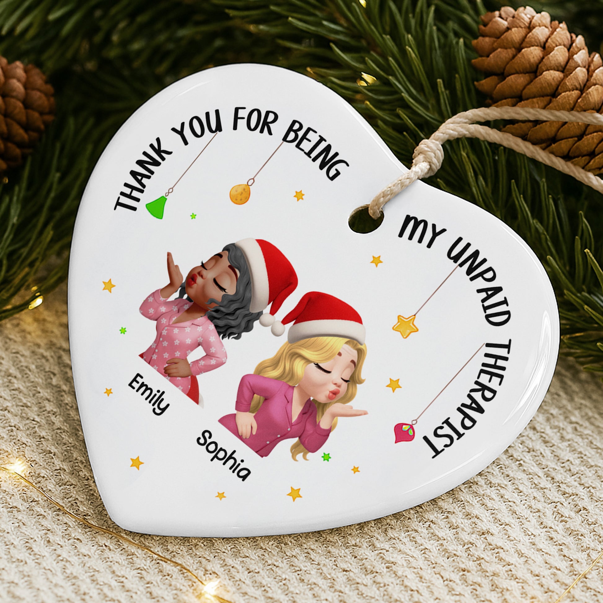 Thank You For Being My Unpaid Therapist, Heart And Stars