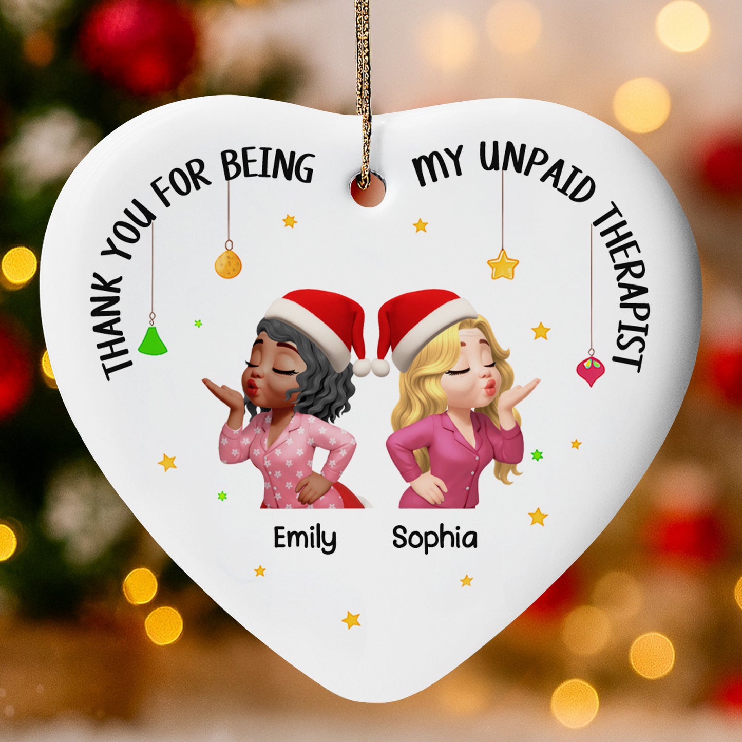 Thank You For Being My Unpaid Therapist, Heart And Stars