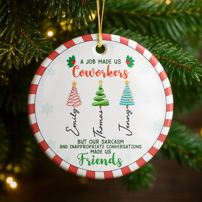 Coworkers Made Friends By Sarcasm And Conversations, Christmas Trees