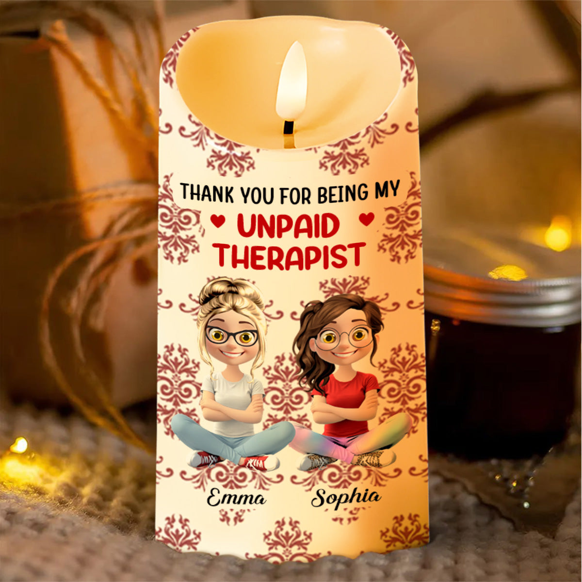 Thank You For Being My Unpaid Therapist, Two Friends