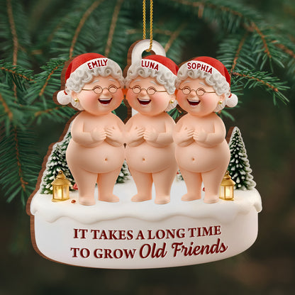 It Takes A Long Time To Grow Old Friends Santa Hats
