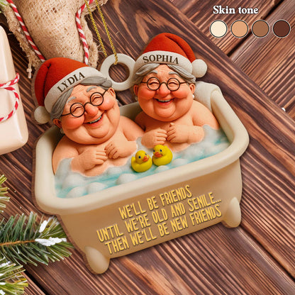 We'll Be Friends Until We're Old, Bathing Friends Ornament