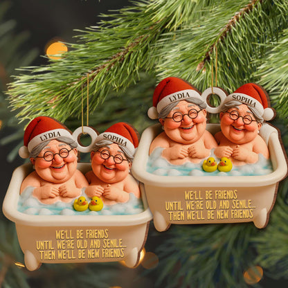 We'll Be Friends Until We're Old, Bathing Friends Ornament