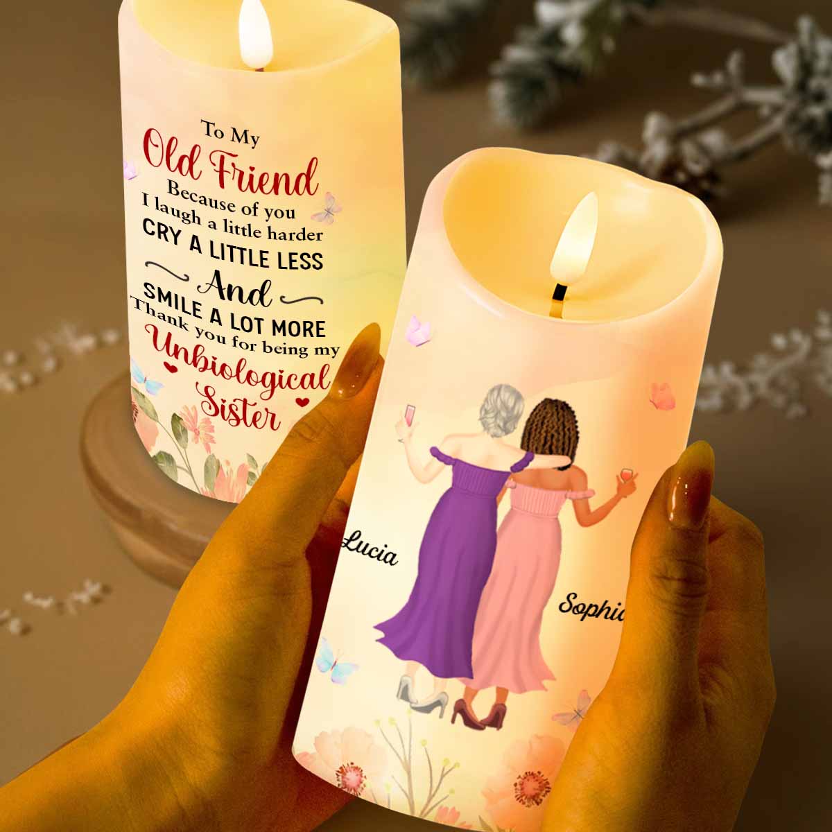 To My Old Friend Thank You For Being My Unbiological Sister