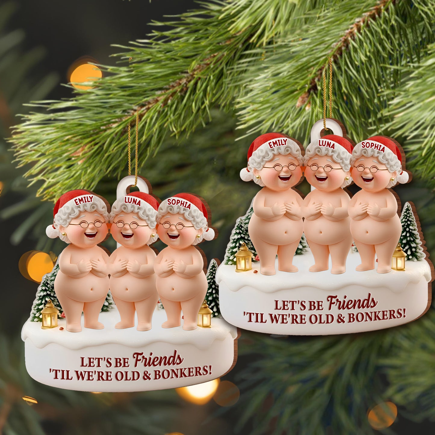 Let's Be Friends 'Til We're Old And Bonkers, Three Elderly Friends