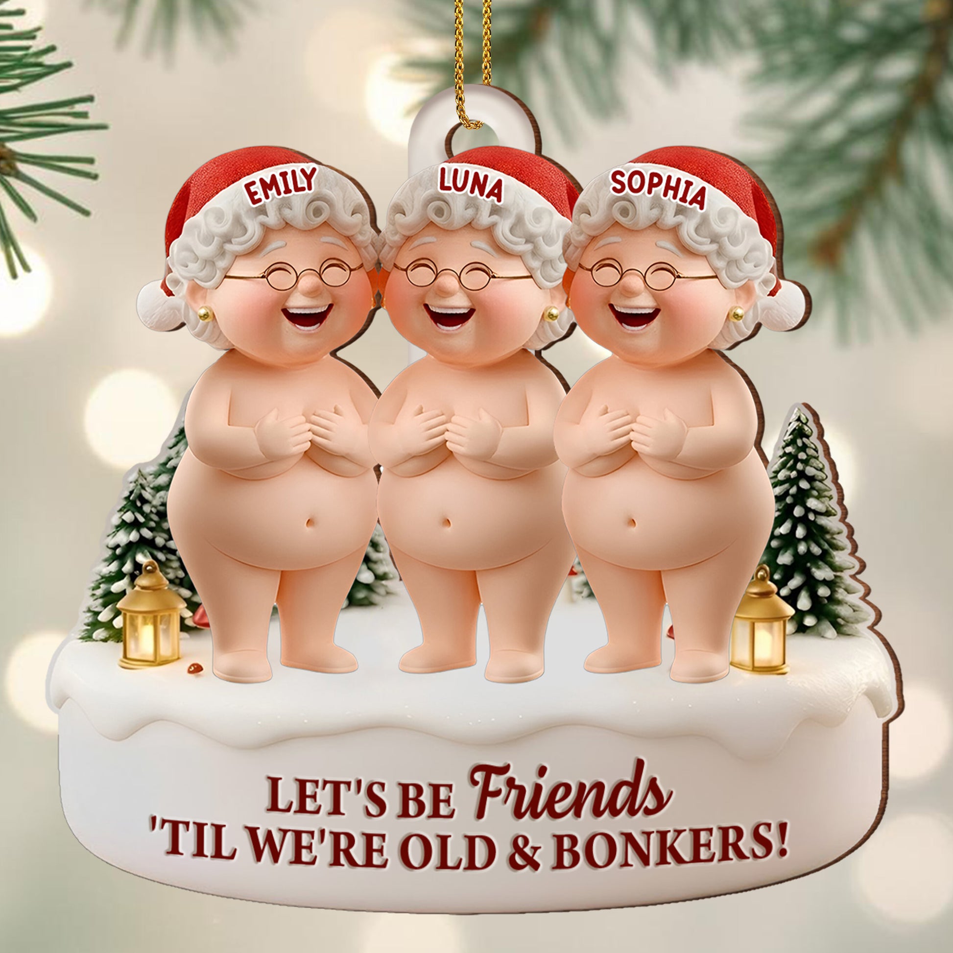 Let's Be Friends 'Til We're Old And Bonkers, Three Elderly Friends
