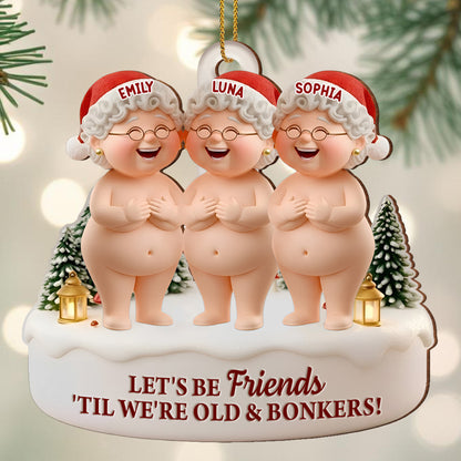 Let's Be Friends 'Til We're Old And Bonkers, Three Elderly Friends