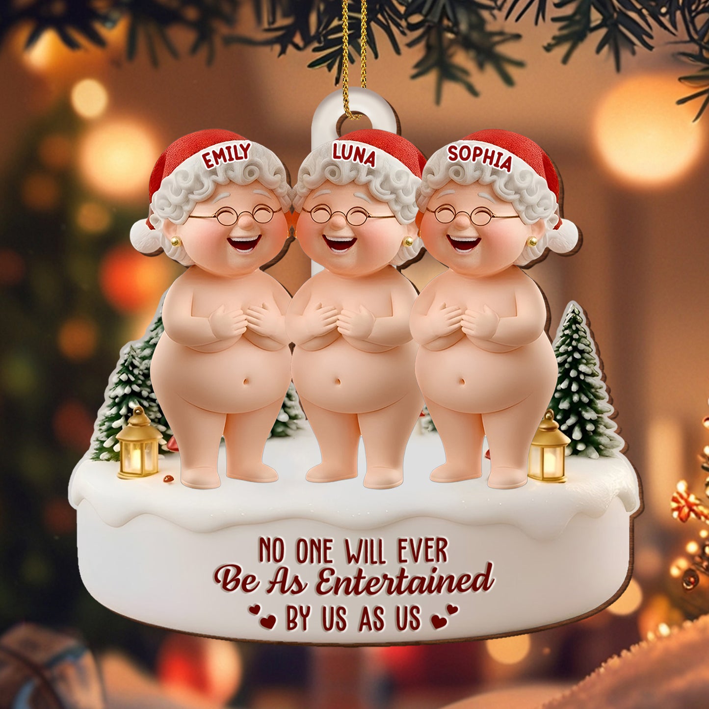 No One Will Ever Be As Entertained By Us As Us, Christmas Hats And Bells