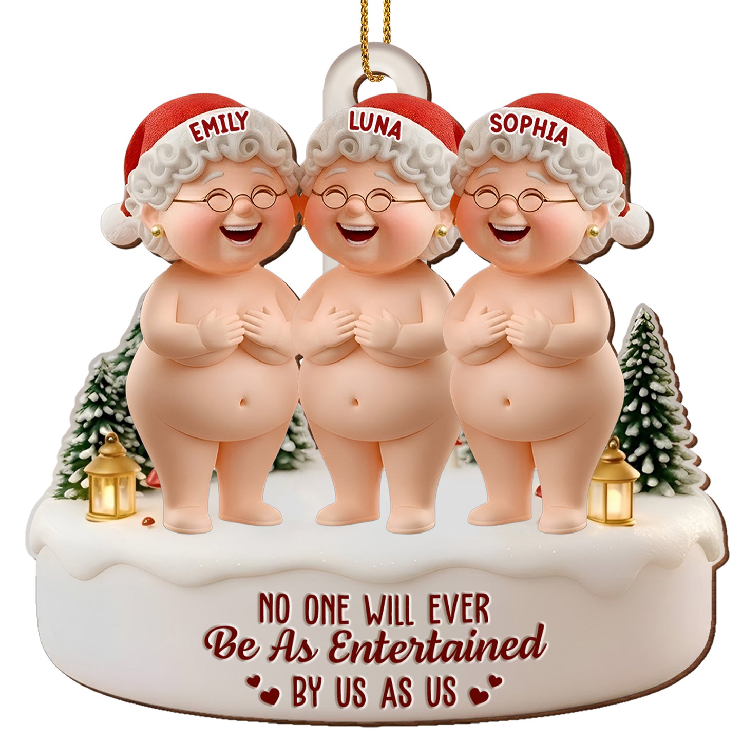 No One Will Ever Be As Entertained By Us As Us, Christmas Hats And Bells