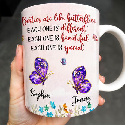 Besties Are Like Butterflies, Beautiful And Special