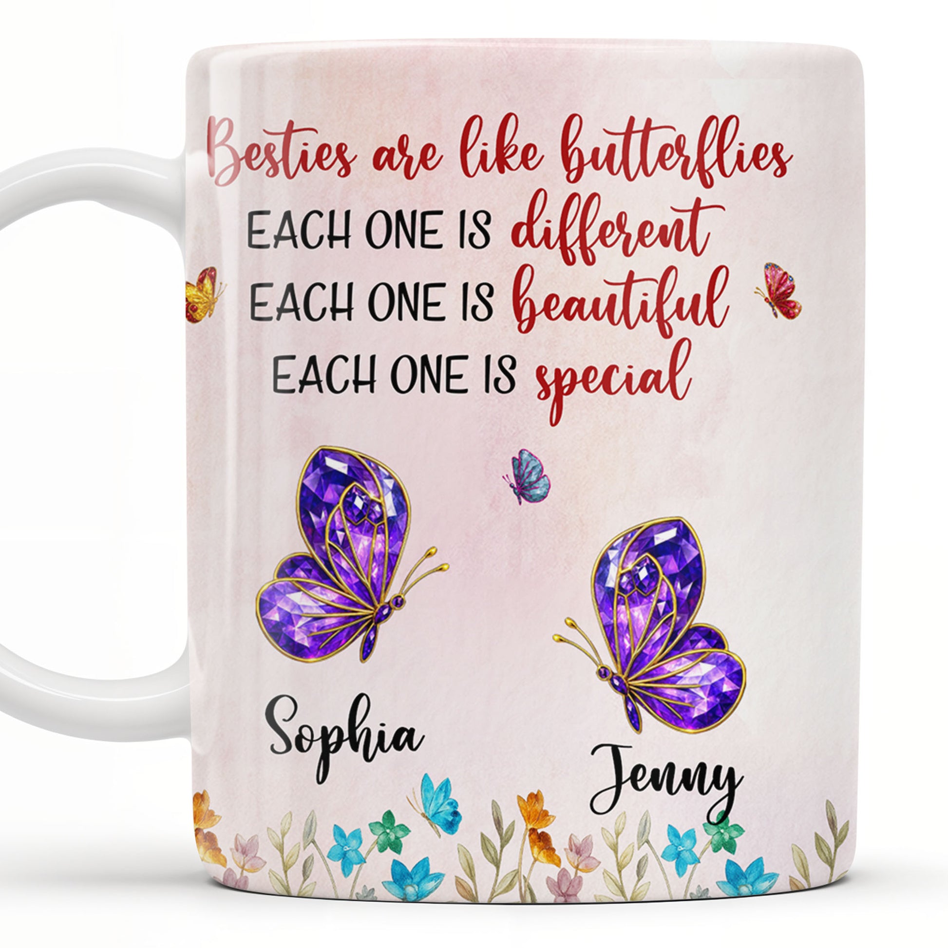Besties Are Like Butterflies, Beautiful And Special