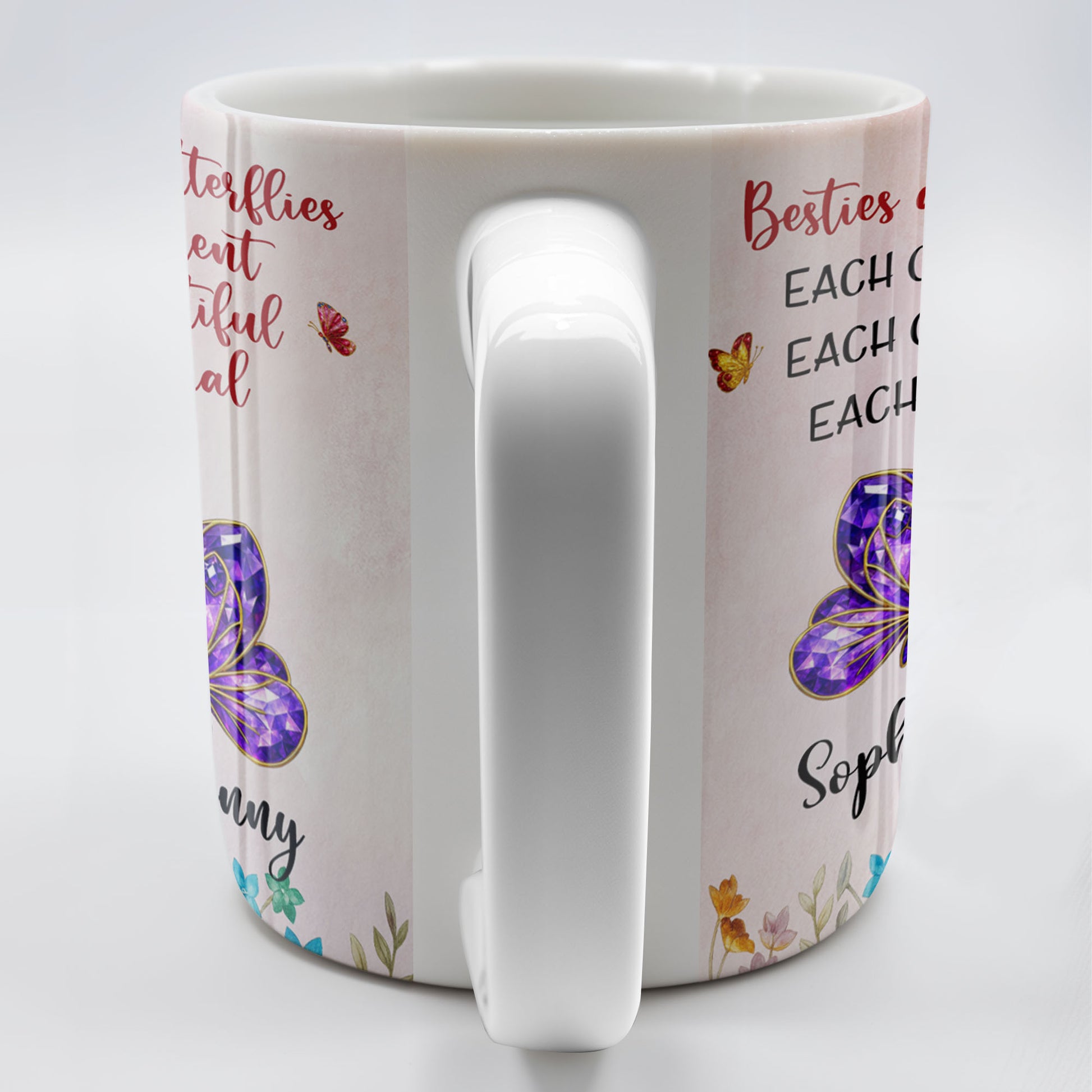 Besties Are Like Butterflies, Beautiful And Special