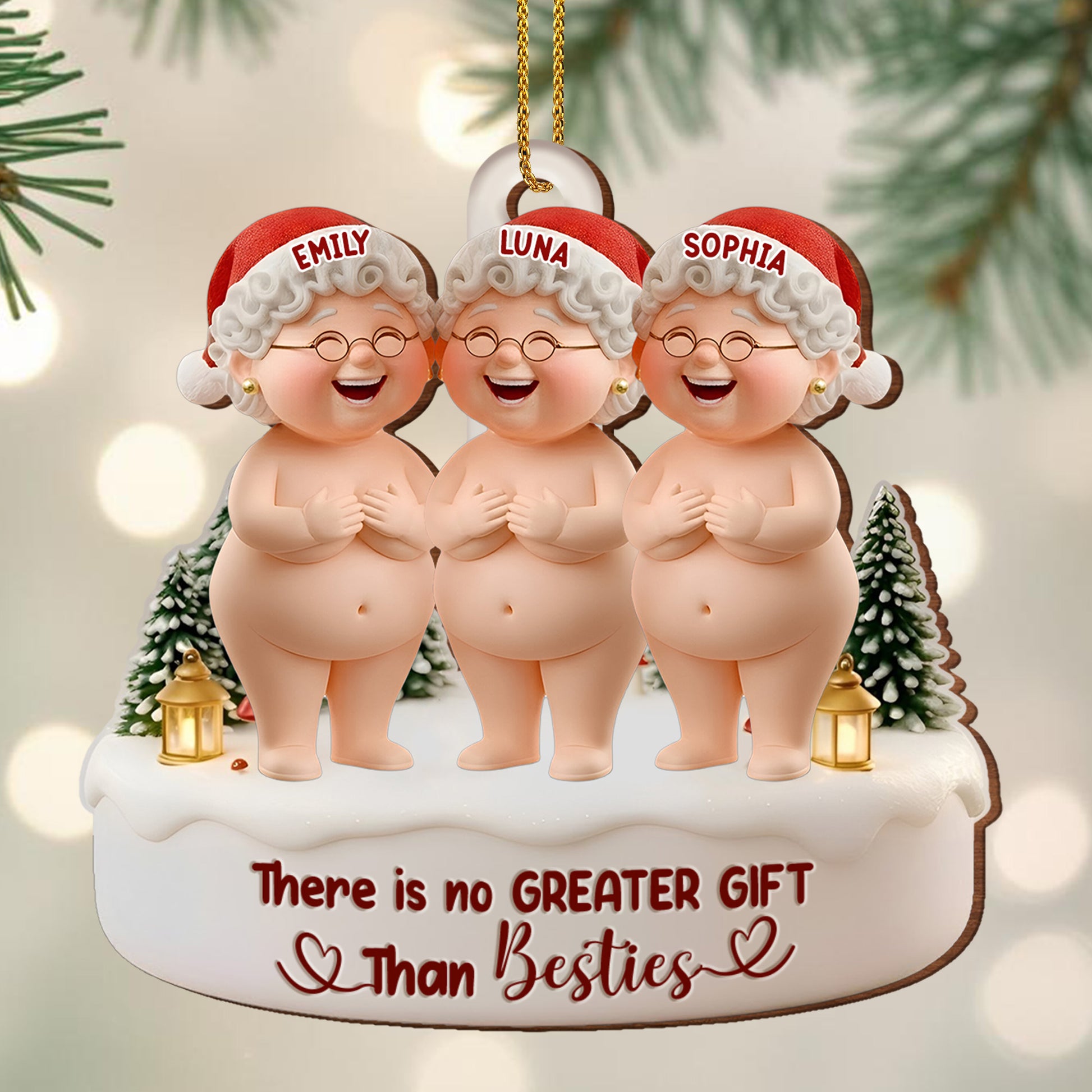 There Is No Greater Gift Than Besties With Santa Hats