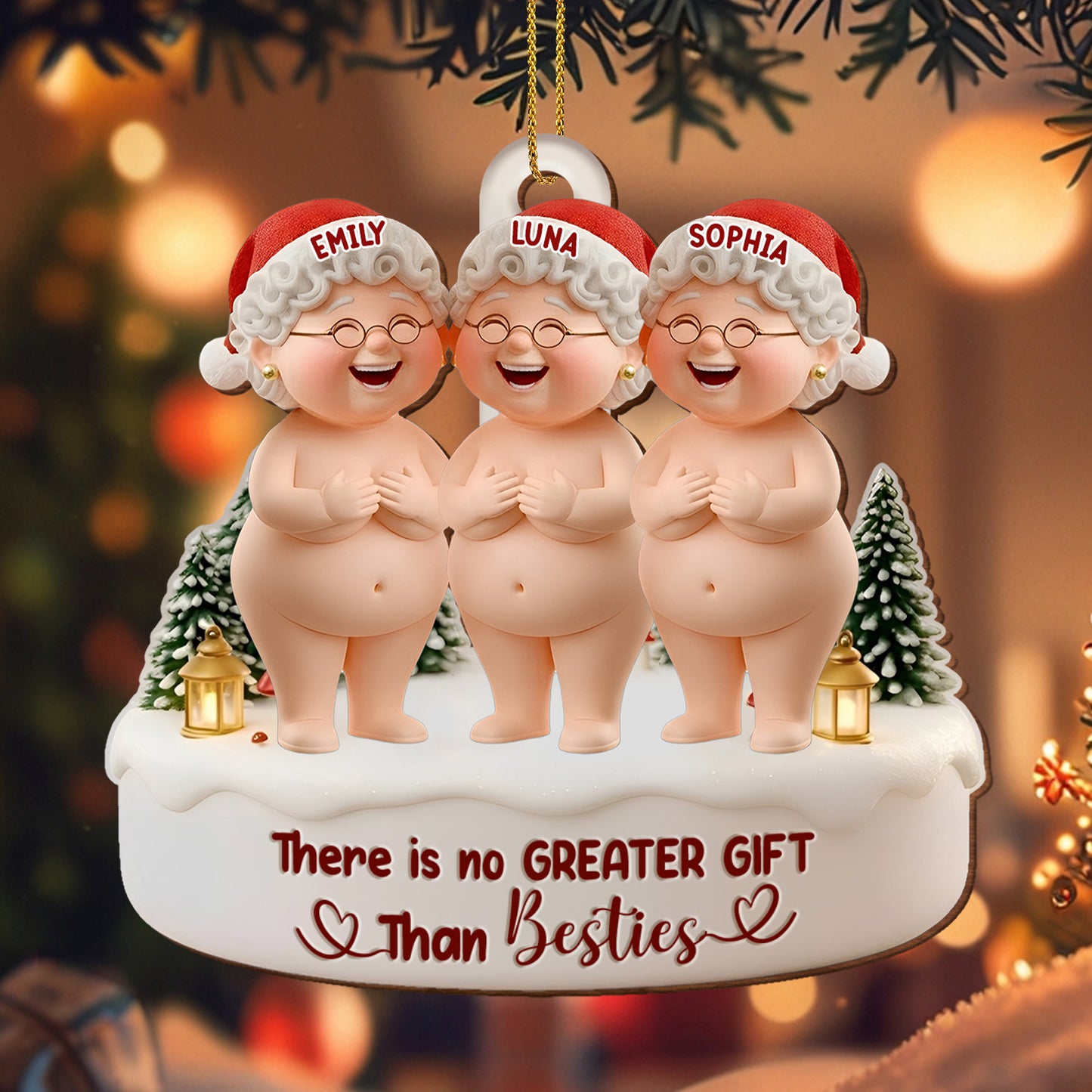 There Is No Greater Gift Than Besties With Santa Hats