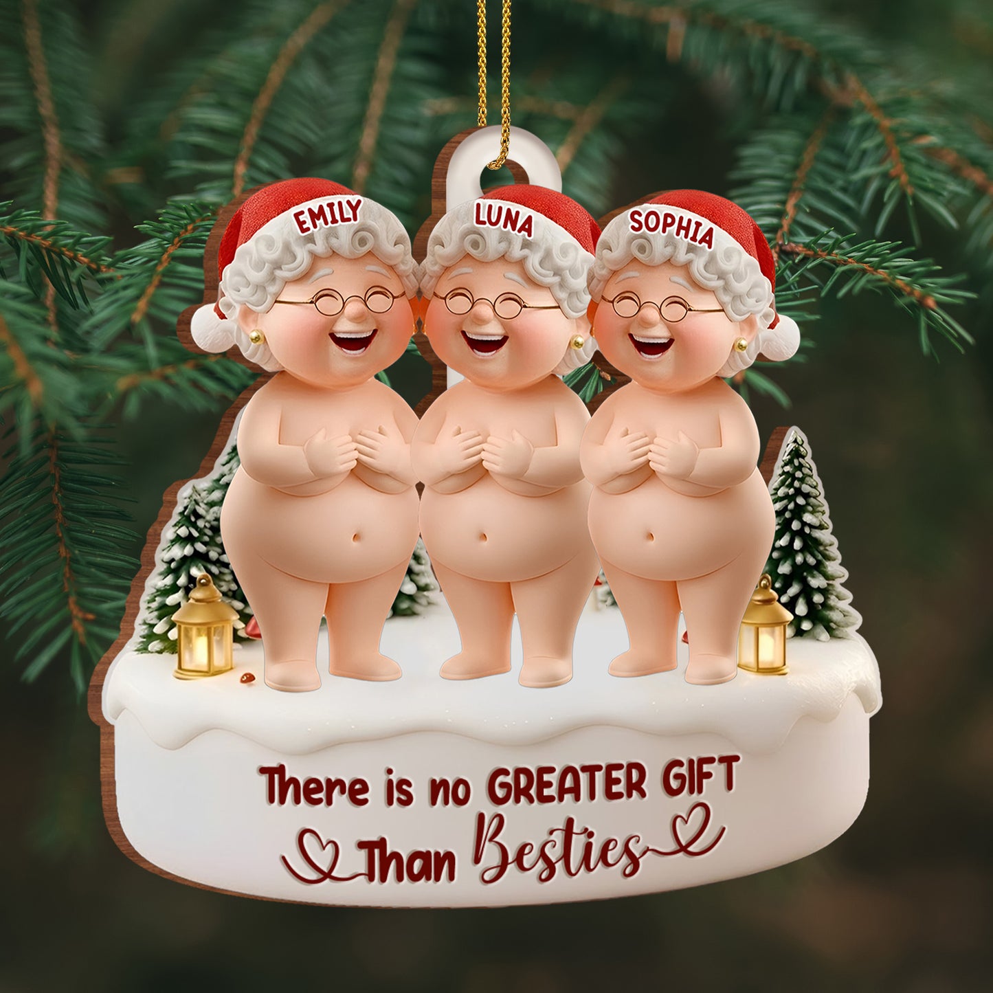 There Is No Greater Gift Than Besties With Santa Hats