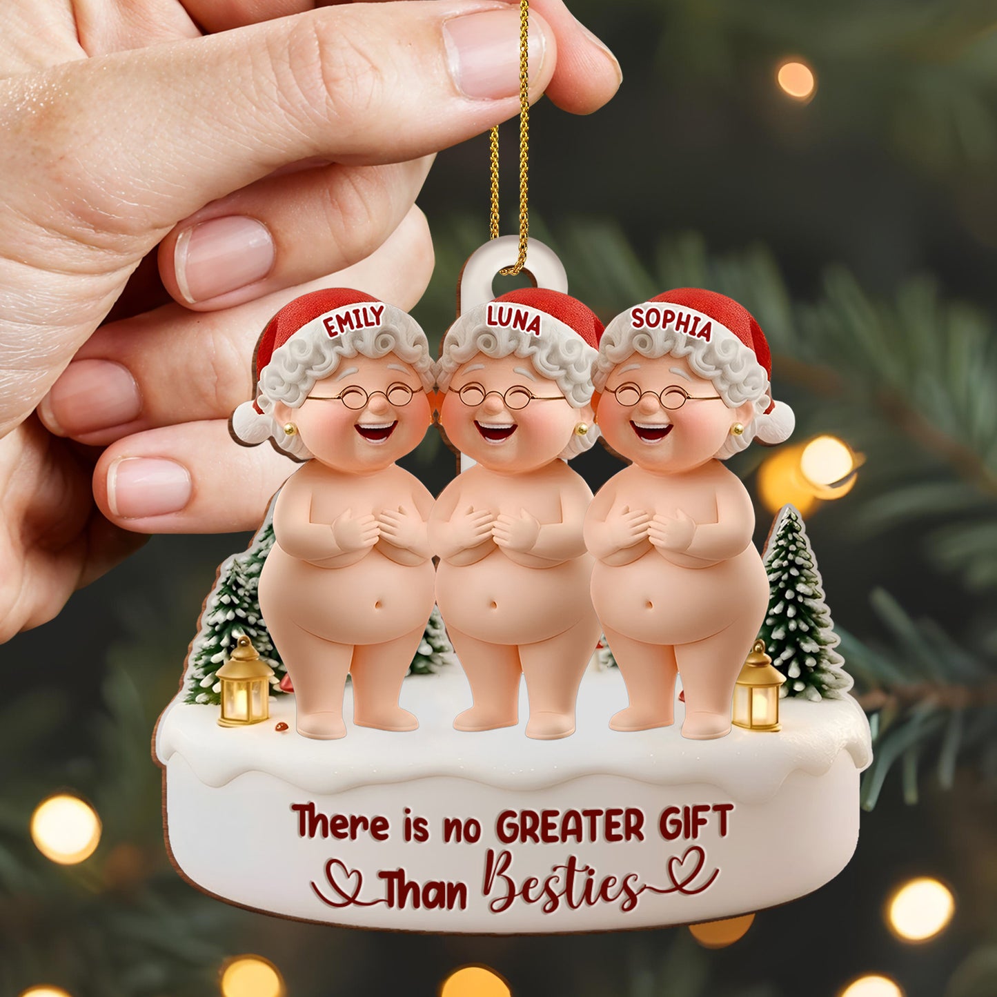 There Is No Greater Gift Than Besties With Santa Hats