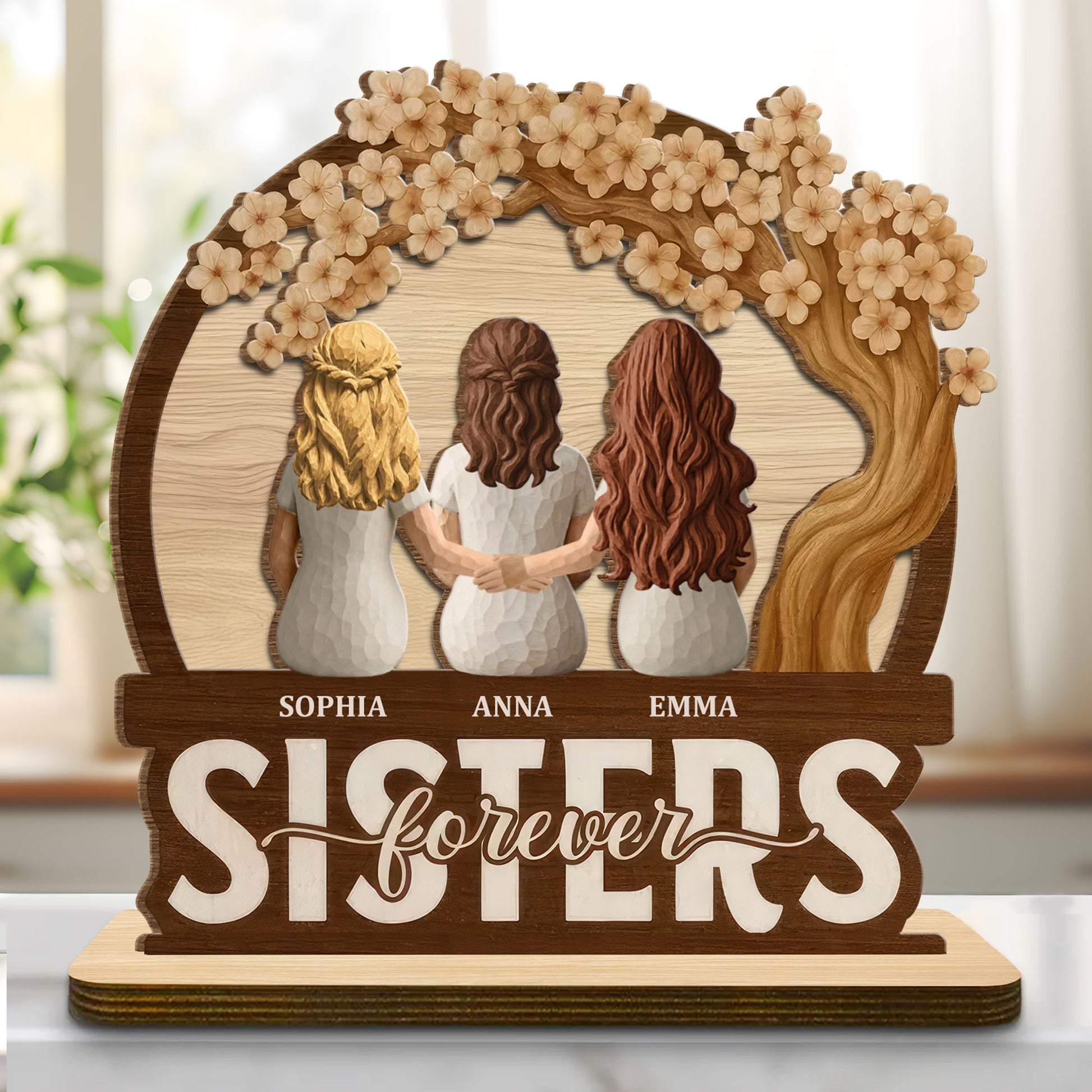 Sisters Forever Besties Forever Friends Forever Plaque