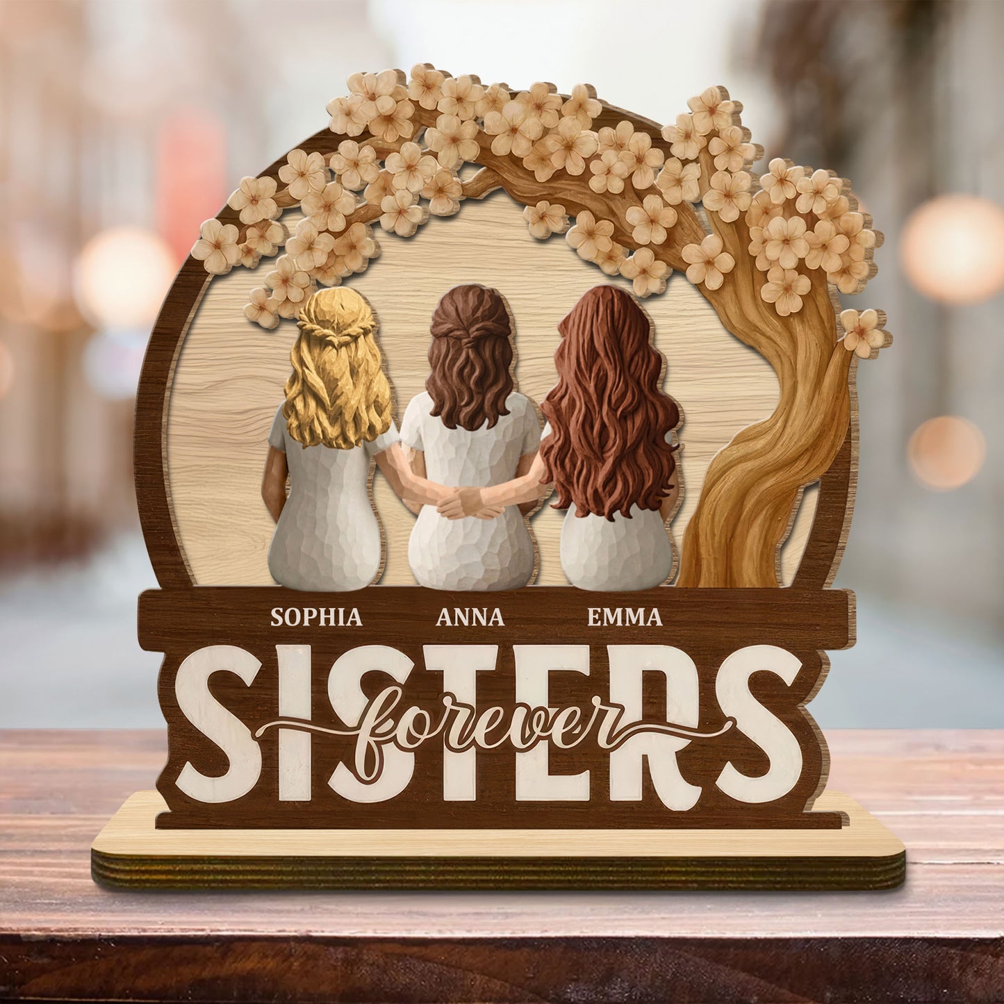 Sisters Forever Besties Forever Friends Forever Plaque