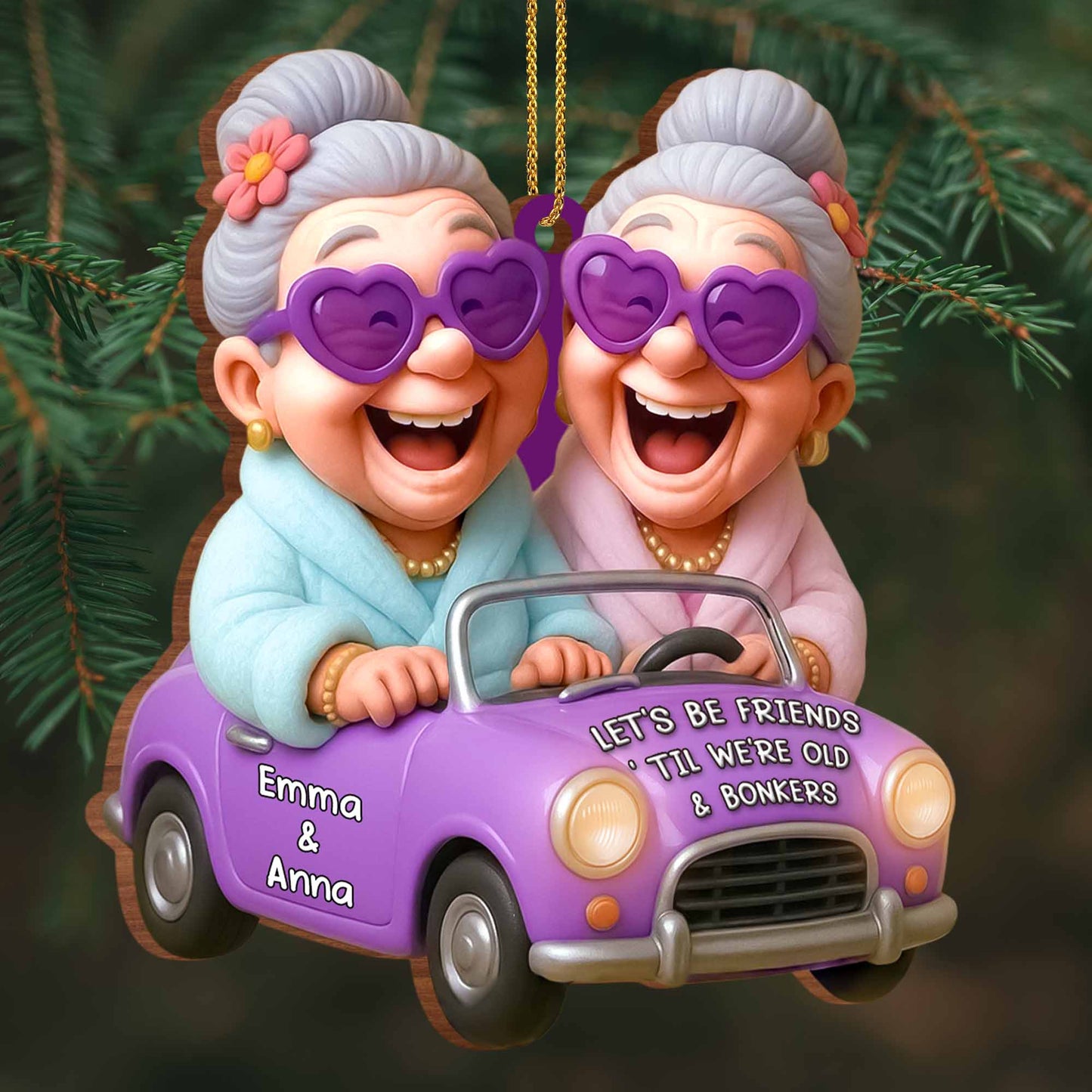 Let's Be Friends 'Til We're Old And Bonkers, Elderly Women In Car