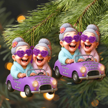 Let's Be Friends 'Til We're Old And Bonkers, Elderly Women In Car