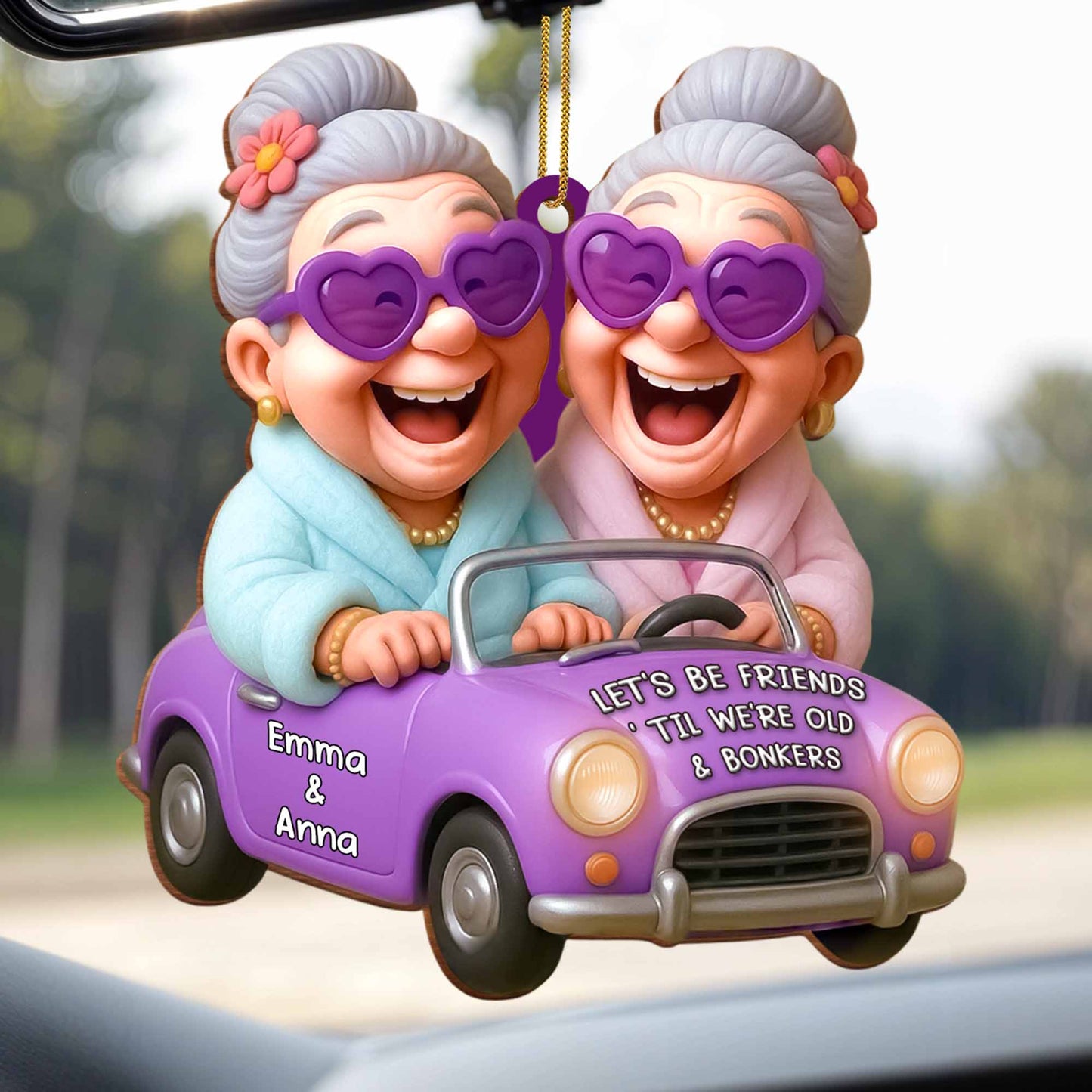 Let's Be Friends 'Til We're Old And Bonkers, Elderly Women In Car