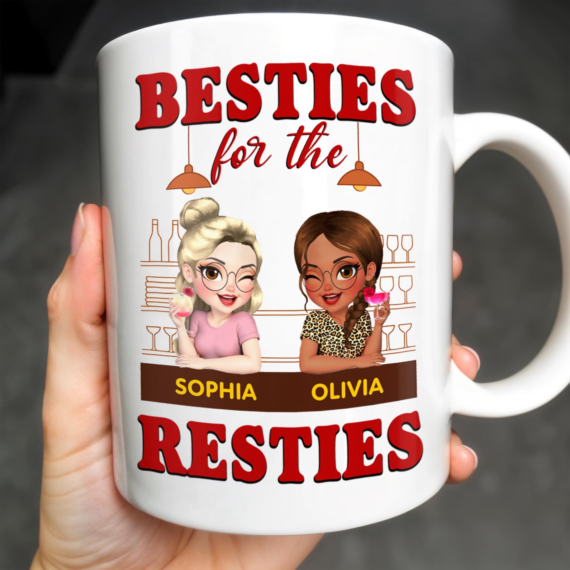 Besties For The Resties, Two Girls Enjoying Drinks