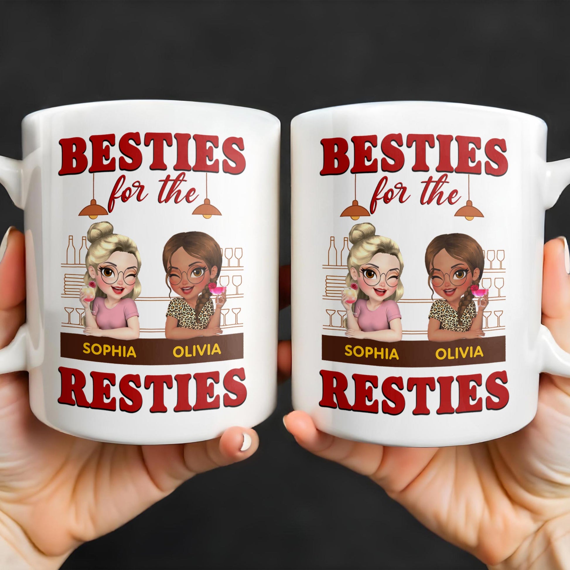 Besties For The Resties, Two Girls Enjoying Drinks