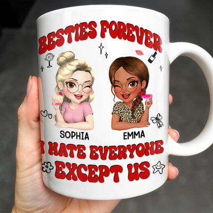 Besties Forever, I Hate Everyone Except Us, Ice Cream And Rose