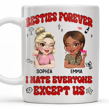 Besties Forever, I Hate Everyone Except Us, Ice Cream And Rose