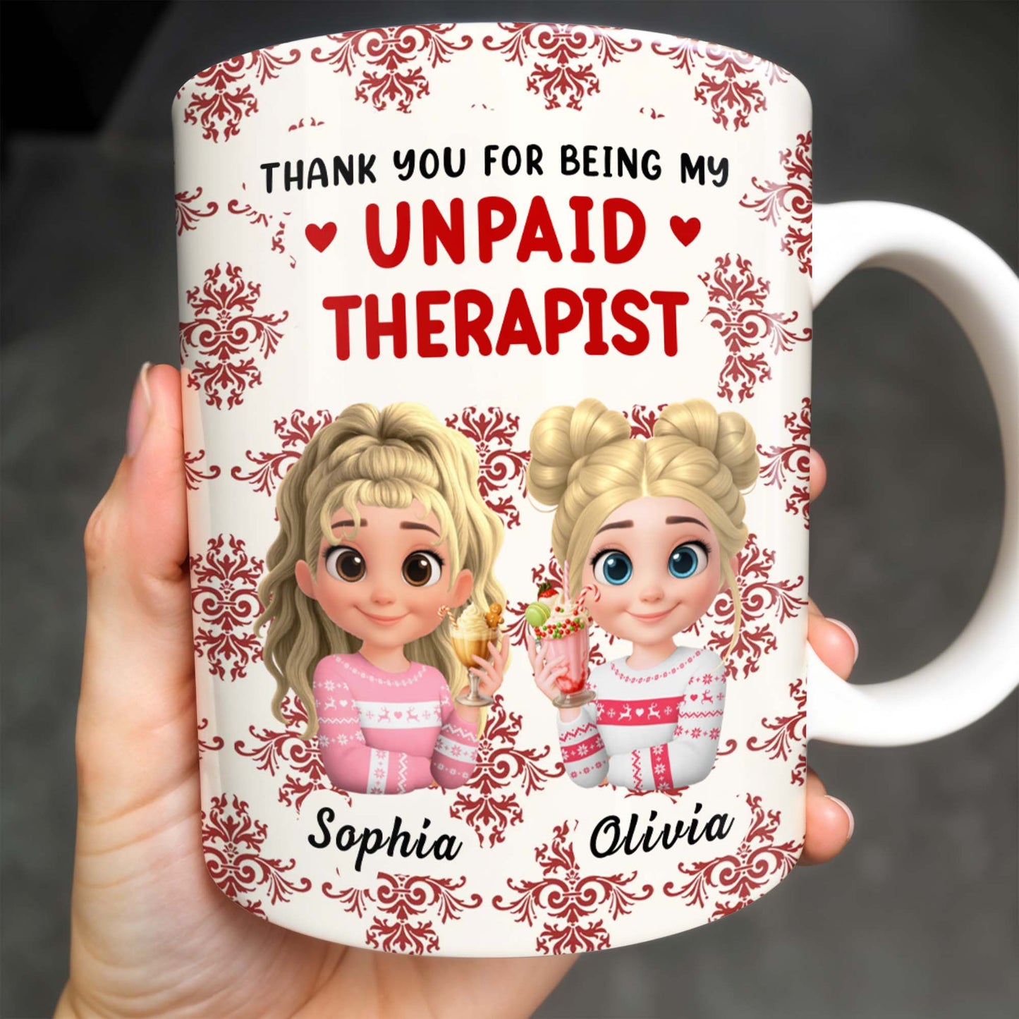 Thank You For Being My Unpaid Therapist With Cartoon Girls