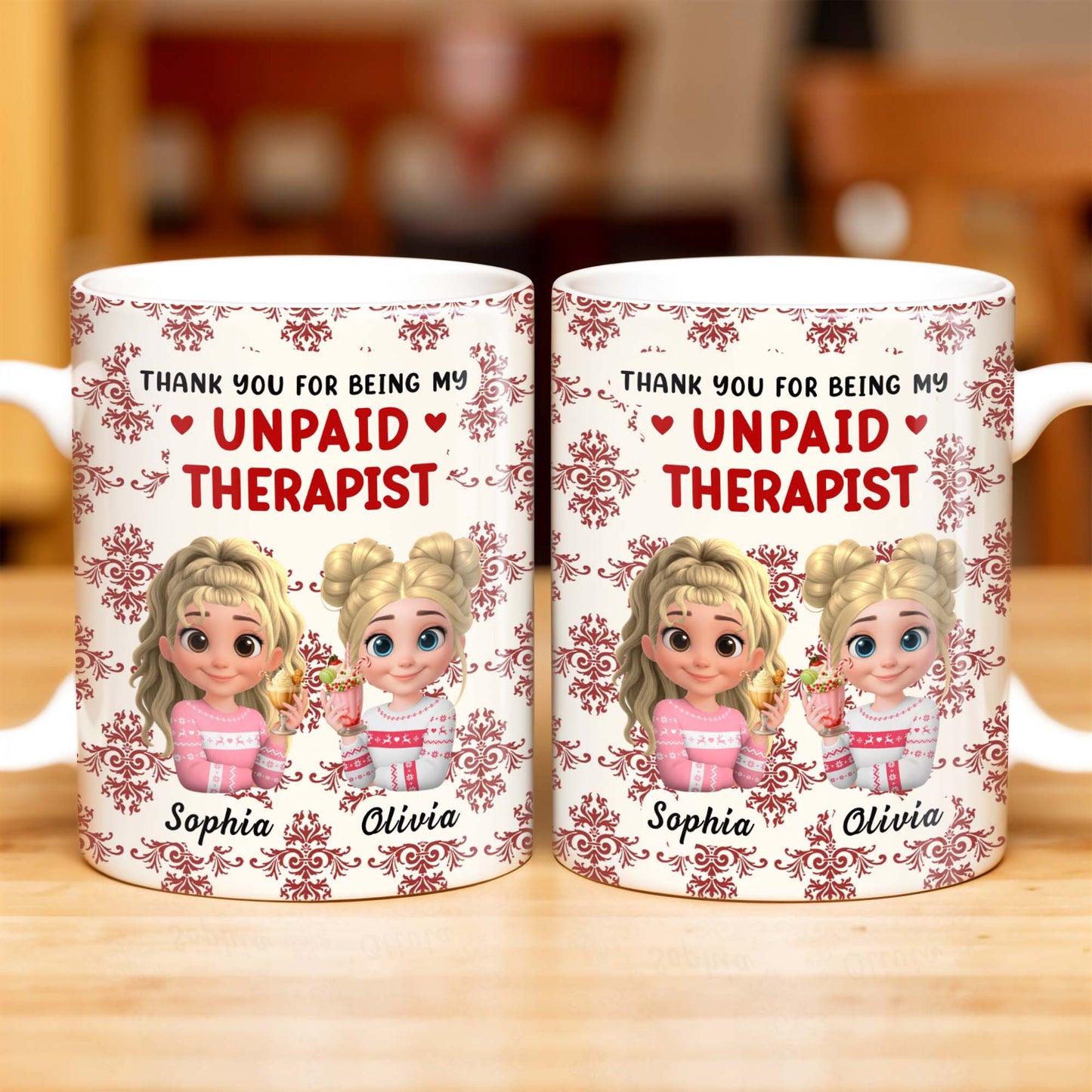 Thank You For Being My Unpaid Therapist With Cartoon Girls