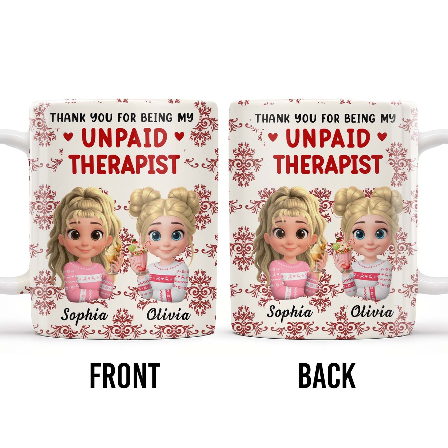 Thank You For Being My Unpaid Therapist With Cartoon Girls