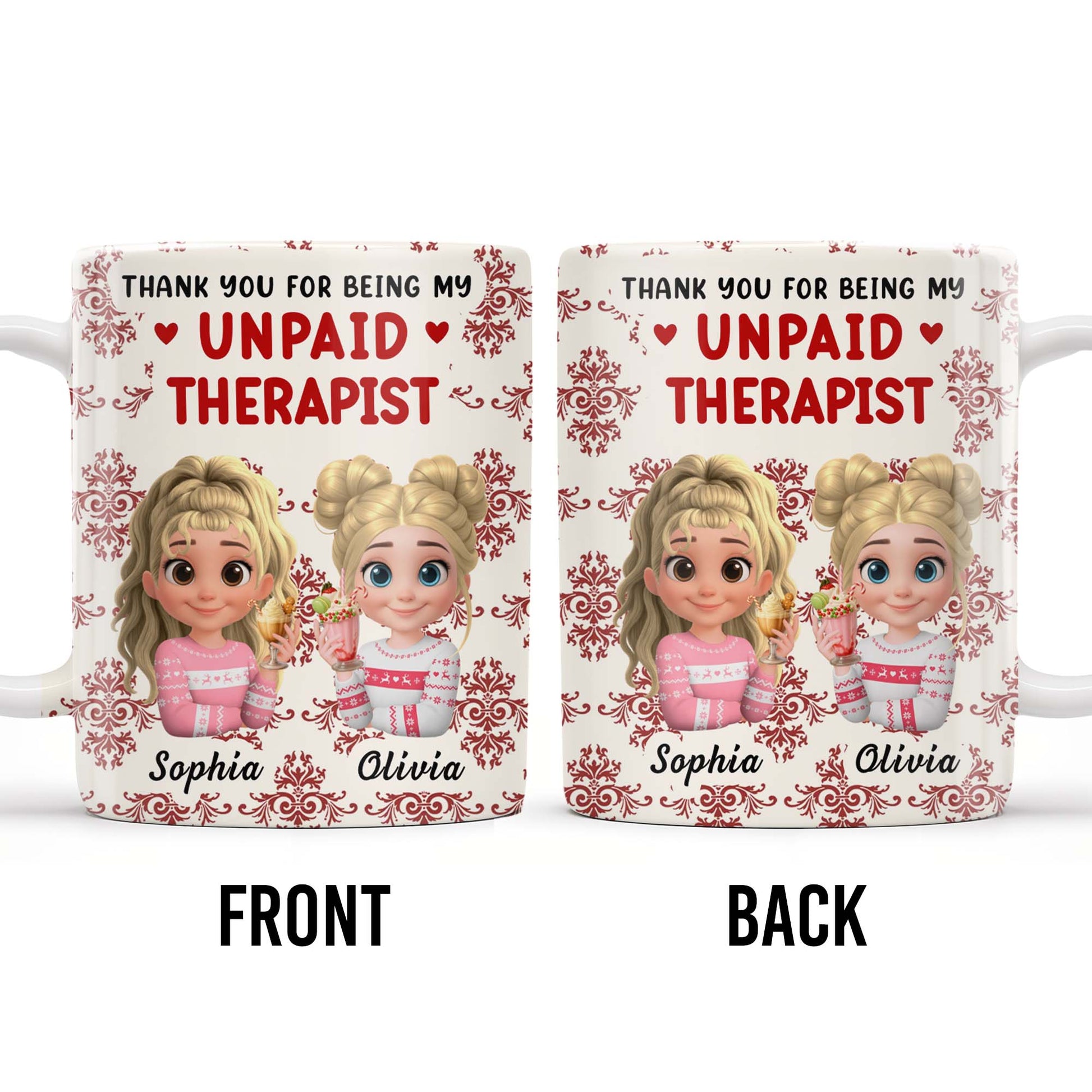 Thank You For Being My Unpaid Therapist With Cartoon Girls