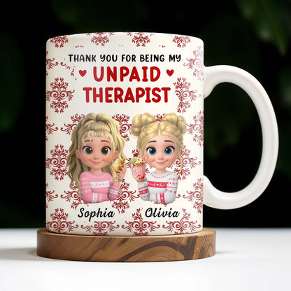 Thank You For Being My Unpaid Therapist With Cartoon Girls