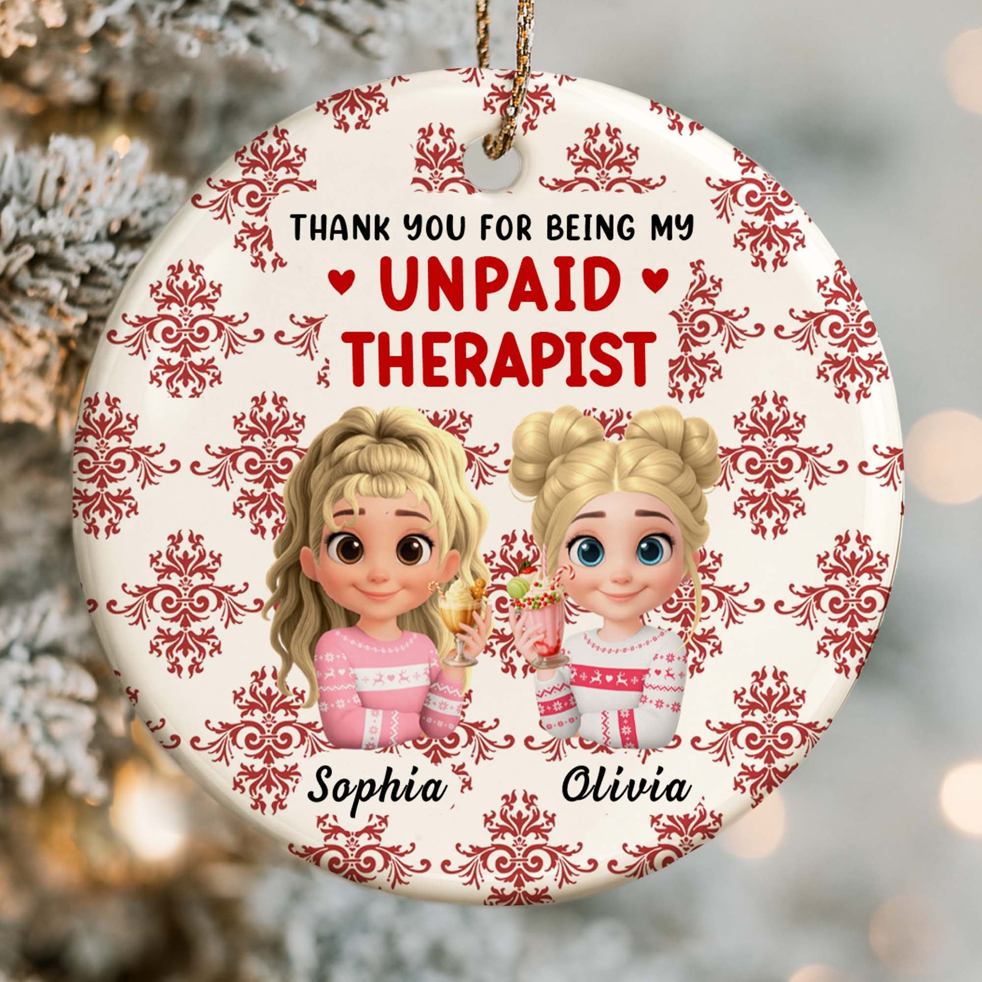 Thank You For Being My Unpaid Therapist Character Design